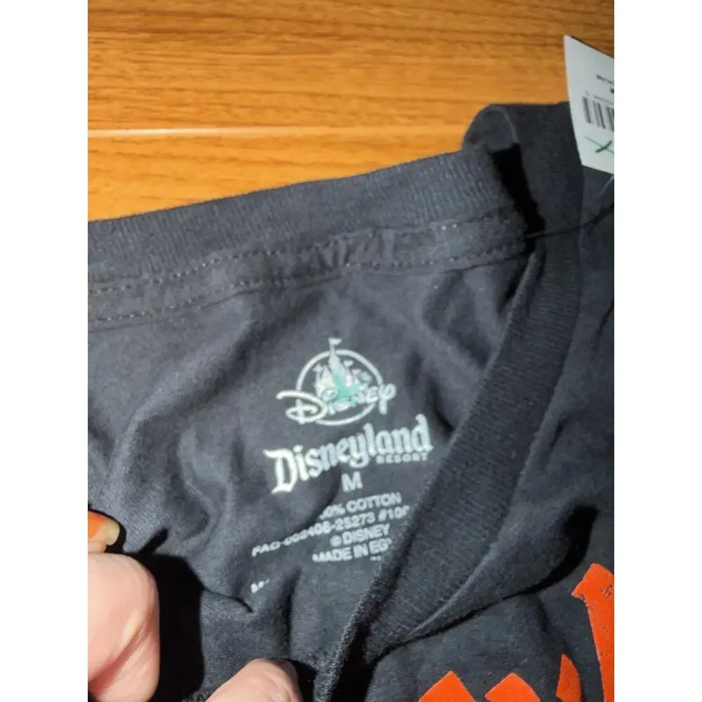 Disneyland Resort 2025 Halloween Mickey Ghost T-Shirt Medium New